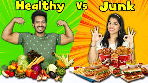 This is a black and white sandwich clip art image. Healthy Food Vs Junk Food Challenge Hungry Birds Youtube