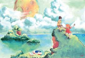 Ponyo on the cliff by the sea. Gake No Ue No Ponyo Ponyo On The Cliff By The Sea Image 1140466 Zerochan Anime Image Board