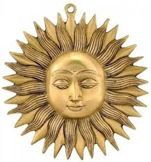 Amazon.com: Sun Idol Surya Idol Decorative Idol Wall décor| Lord Surya  Narayan Wall Hanging Puja Idol to Protect Home from Negative Energies (7  cm) : Home & Kitchen