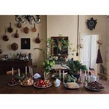 5 292 Likes 58 Comments Mimi Thorisson Mimithor On Instagram The Harvest Room Living Up To Its Name Sprin Mimi Thorisson Parisian Dinner Dinner Table