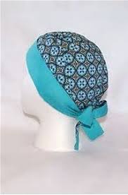 It's a bouffant scrub hat sewing pattern with a downloadable pdf file you can buy for $4.00 on etsy. Bouffant Scrub Hat Pattern Free Facial Scrub