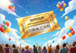 Celebration of Lottery Winner with Golden Ticket and ...