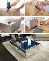 How To Build A Mirrored Coffee Table Diy Furniture Hacks Diy Mirrored Furniture Mirrored Coffee Tables