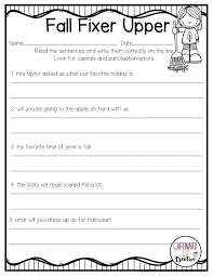 Fall Season Books Ideas And Resources Tons Of Ideas For The Season Sentence Editing Sentence Correction Teaching Editing