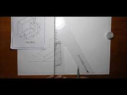 الرسم الهندسي رسم الايزومتريك الادوات الهندسية الرسم الصناعي Isom