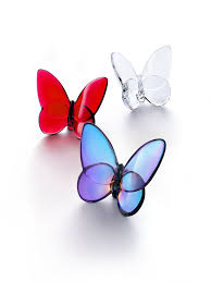 Papillon En Cristal Porte Bonheur Baccarat 10 Coloris Vessiere Cristaux Porte Bonheur Baccarat Art Du Verre