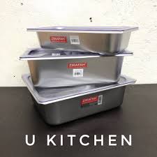 The most common stainless party tray material is metal. Buffet Tray Kitchen Dining Prices And Promotions Home Living Jul 2021 Shopee Malaysia