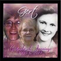 Gertrude L. (Hoffman) Jennings Obituary