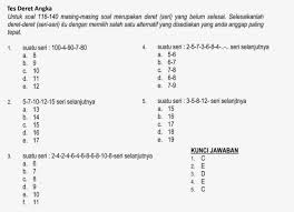 Psikotes adalah salah satu tahapan seleksi kerja. Contoh Soal Psikotes Pertamina Dengan