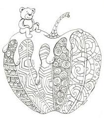 Coloring Page For Rosh Hashanah The Jewish New Year Apple And Honey And Cute Bear Too Rosh Hashanah Crafts Apple Coloring Pages Rosh Hashana Crafts
