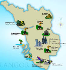 Use our detailed map of selangor to see the sights, explore the area and create a route to any destination! Jungle Maps Map Of Kuala Lumpur And Selangor
