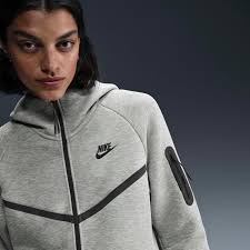 Grey Heather Dark Gray Nike Jacket Nike Tech Fleece Jacket Nike League  Fleece Tracksuit Grey NIKE