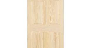 Jeld Wen 30 In X 80 In Woodgrain 6 Panel Unfinished Pine Interior Door Slab 5223 0 The Home Depot Wood Doors Interior Pine Interior Doors Doors Interior