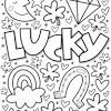 This three leaf clover coloring page is a great activity to. 1