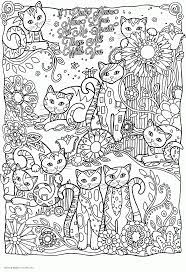 Download cat coloring pages for adults and enter you've probably come across cat coloring pages for kids and wondered why that's exclusively for kids when adults adore coloring games, too. Nine Cats Coloring Page For Adults Coloring Pages Printable Com