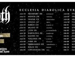 European etour announces 2021 schedule. Ecclesia Diabolica Evropa 2019 Tour Archive Outroar De