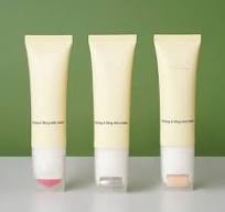 50ml Oval Plastic Cosmetic Multifunctional Massage Tube Foundation Eye Care  Massage Cream Packaging Tube with Roller