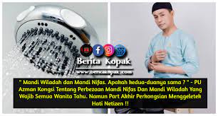 Oleh itu wiladah dan nifas adalah dua darah yang berbeza. Mandi Wiladah Dan Mandi Nifas Apakah Kedua Duanya Sama Berita Kopak Media