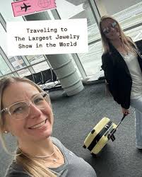 We are traveling to the Largest Jewelry Show in the World!!! Today we are  learning lots of computer data — the next few days we will be finding what  is NEW in