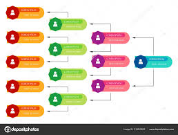 Colorful Business Structure Concept Corporate Organization