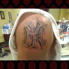 Our artists are specialists offering our customers creative tattoo art they can be proud of wearing. New York Yankees Tattoo Lettering Wrist Tattoos For Guys Tattoo Fonts