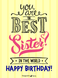 Happy birthday sista african american birthday card 7×5 from african american birthday cards for sister. Stylish Birthday Cards For Sister Birthday Greeting Cards By Davia Free Ecards