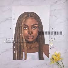 Locs Planner Dashboard African American Black Woman Fits Sizes A5  Mm/personal Classic Mini Micro Big