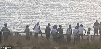 It shows so many different colours within the water. Residents Prepare For Hell As Heatwave Draws In Thugs To A Picturesque Seaside Town Daily Mail Online