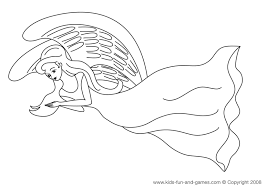 Choose the right angel picture, download it for free and start painting! Angel Coloring Pages Kids Games Central