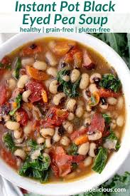 How to make new years black eyed peas and greens. Black Eyed Pea Soup Instant Pot Slow Cooker Stove Bowl Of Delicious