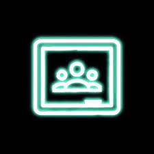 Green Glow Icon Ios14 Google Classroom Wallpaper Iphone Neon App Logo Neon Logo