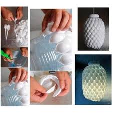 Cara buat kerajinan dari sendok plastik. Ternyata Sendok Plastik Bisa Buat Lampu