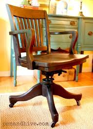 Vintage Bankers Chair Vintage Office Chair Furniture Home Office Chairs