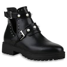 Mytrendshoe Damen Stiefeletten Ankle Boots Kaufland De