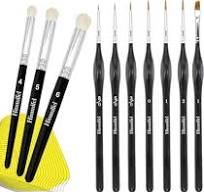Set di 3 pennelli artistici a punta fine per strisce per ...