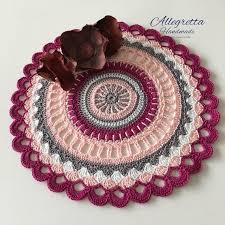 Gift For Girlfriend Mandala Crochet Doily Bohemian Doilies Round Table Toppers Birthday Gift For Mom Handmade Gift Idea Gift For Her In 2020 Colored Doilies Crochet Mandala Handmade Gifts