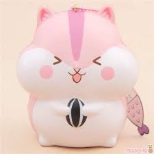 Scented Pink Poli Hamster Squishy By Popularboxes Hk Cute Squishies Animal Squishies Squishies