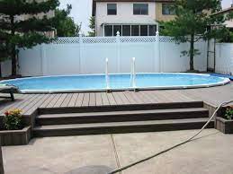 Defining how much an inground pool will cost is determined by multiple factors. Semi Inground Pool Cost Faq S Reviews Advice Pictures Pool Cost Backyard Pool Landscaping Inground Pool Cost