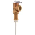 Temperature pressure relief valve