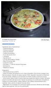 Cassolette De Poisson Cassolette De Poisson Recette Poisson Filet De Cabillaud