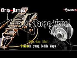 Karaoke Cinta Hampa Youtube