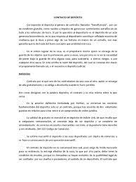 Maybe you would like to learn more about one of these? Que Es El Contrato De Deposito Actualizado Agosto 2021