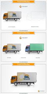 Delivery Truck Mockup Template Mockup Template Presentation Design Templates
