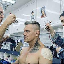 Cable S Makeup Deadpool 2 Josh Brolin Fury Haircut Deadpool Haircut Mens Hairstyles Undercut