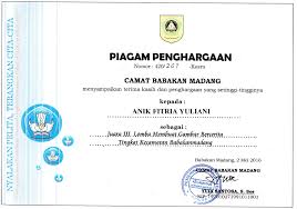 Bismillahirahmanirahim , dengan penuh kesyukuran kehadrat ilahi kerana contoh penghargaan 4. Piagam Penghargaan 2016 Sdn Sentul 01