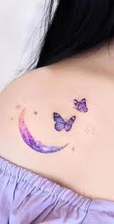 Black And Purple Butterfly Tattoo 42 Charming Butterfly Tattoo Designs And Meanings For Girls Homelovein 42 Charming Bu In 2020 Butterfly Tattoo Designs Realistic Butterfly Tattoo Butterfly Tattoo