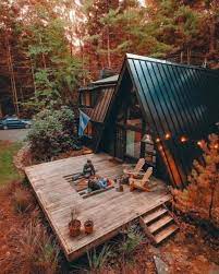 Pin By Brian Nairb On Hair House In The Woods A Frame House Cabins In The Woods