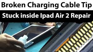 Charging Cable Tip Broke Stuck Inside Ipad Air 2 Charging Port Repair Youtube
