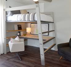 Apparently, not only children who need a desk. Loft Bed With Desk Diy Loft Bed Loft Bed Bunk Beds With Stairs