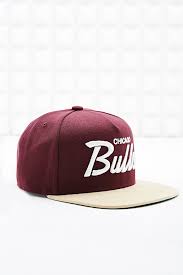Mitchell Ness All Day Bulls Snapback Cap In Burgundy Snapback Snapback Cap Snapback Hats